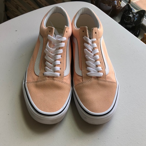 bleached vans old skool